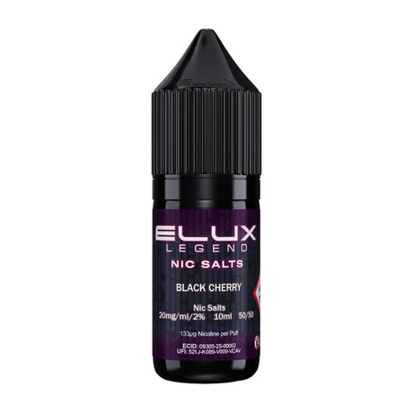 Black Cherry Nic Salt E-liquid By Elux Legend