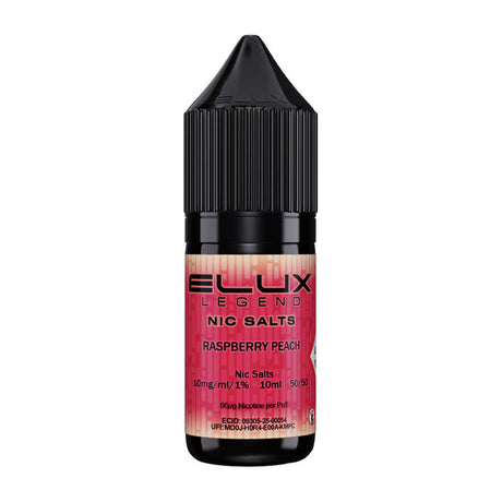 Raspberry Peach Nic Salt E-liquid By Elux Legend