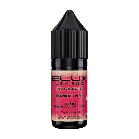 Raspberry Peach Nic Salt E-liquid By Elux Legend