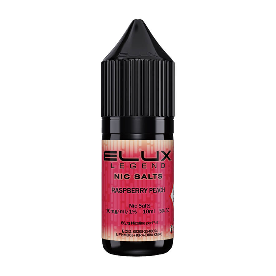 Raspberry Peach Nic Salt E-liquid By Elux Legend – Vape 360 Uk
