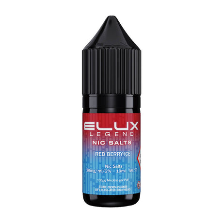 Red Berry Ice Nic Salt E-liquid By Elux Legend