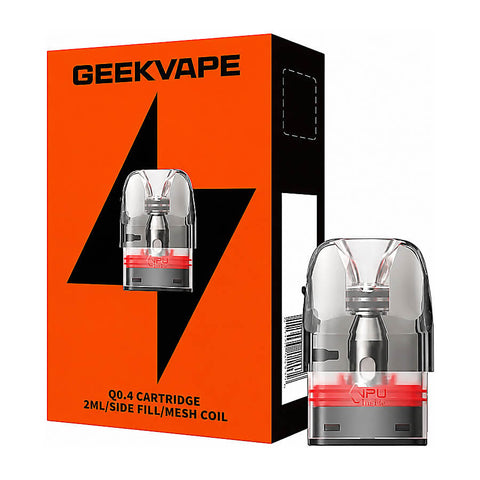GeekVape Q V2 Replacement Pods - Side Fill 0.4 Ohm