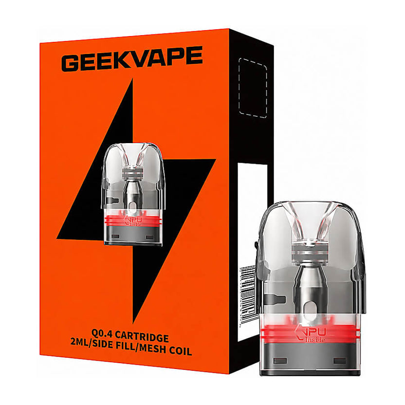GeekVape Q V2 Replacement Pods - Side Fill 0.4 Ohm