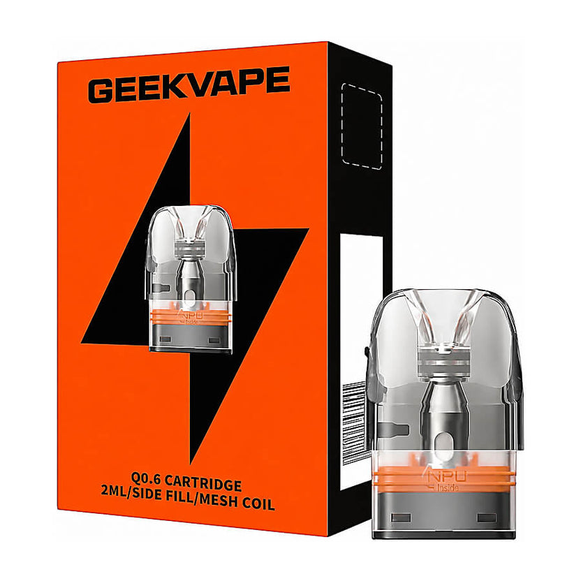 GeekVape Q V2 Replacement Pods - Side Fill 0.6 Ohm