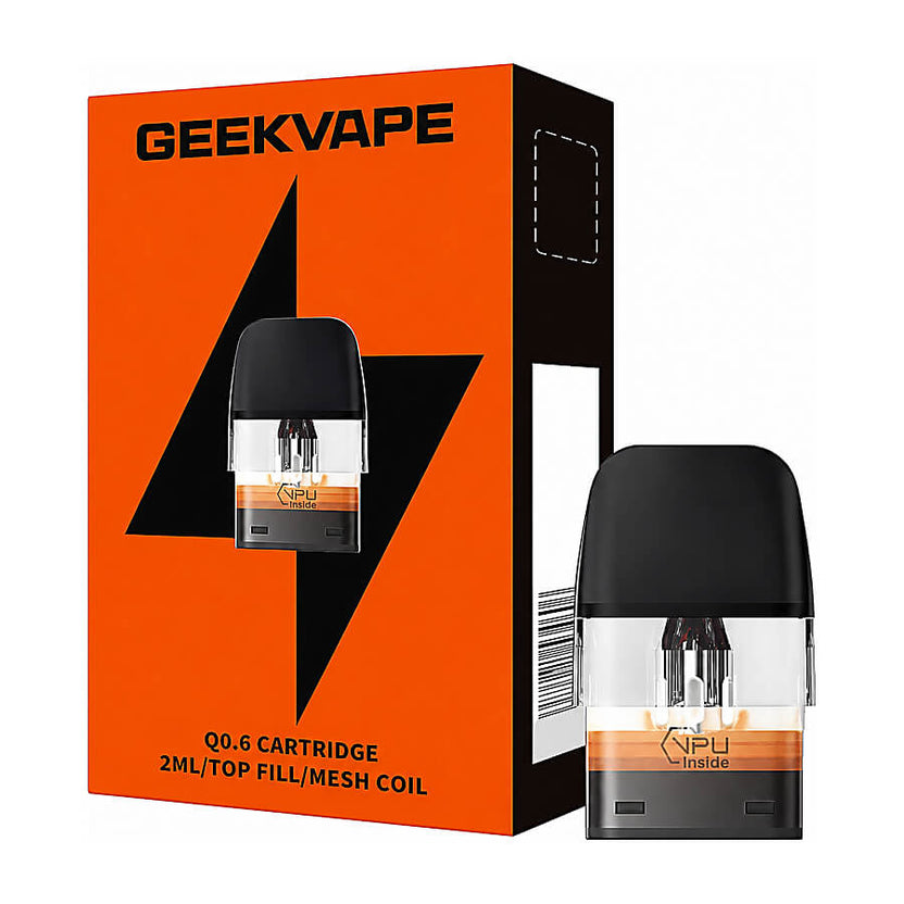GeekVape Q V2 Replacement Pods - Top Fill 0.6 Ohm