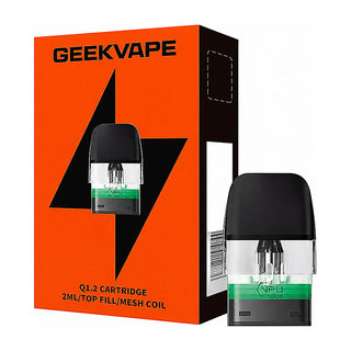 GeekVape Q V2 Replacement Pods - Top Fill 1.2 Ohm