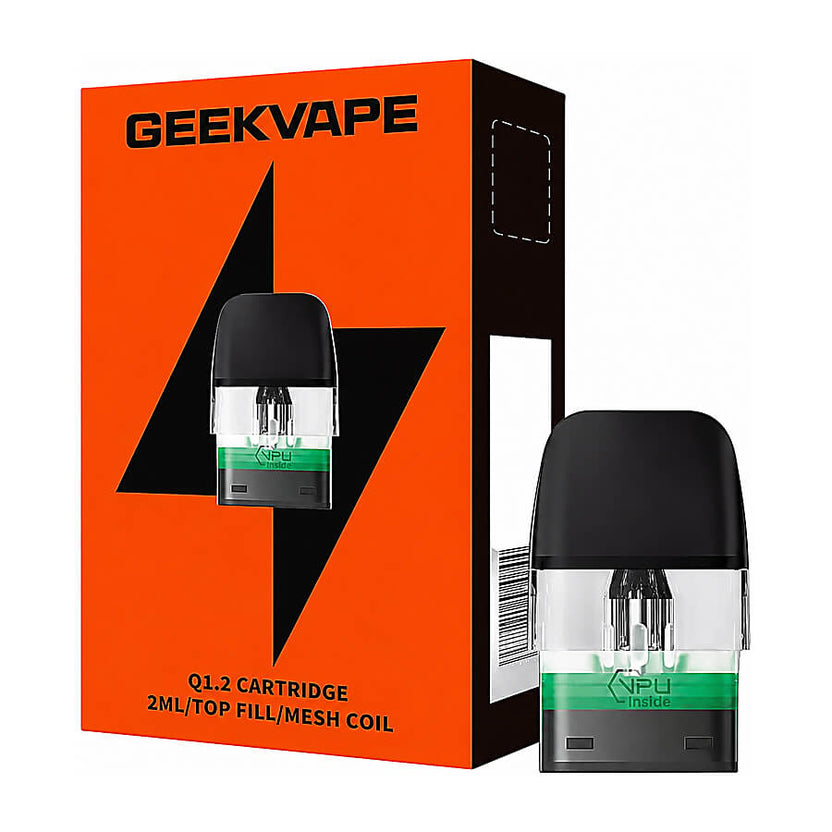 GeekVape Q V2 Replacement Pods - Top Fill 1.2 Ohm