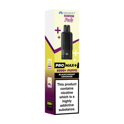 Black Currant Lemonade Pro Max Plus 6000 Prefilled Pod + Refill by Hayati