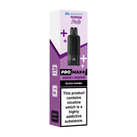 Black Mamba Pro Max Plus 6000 Prefilled Pod + Refill by Hayati