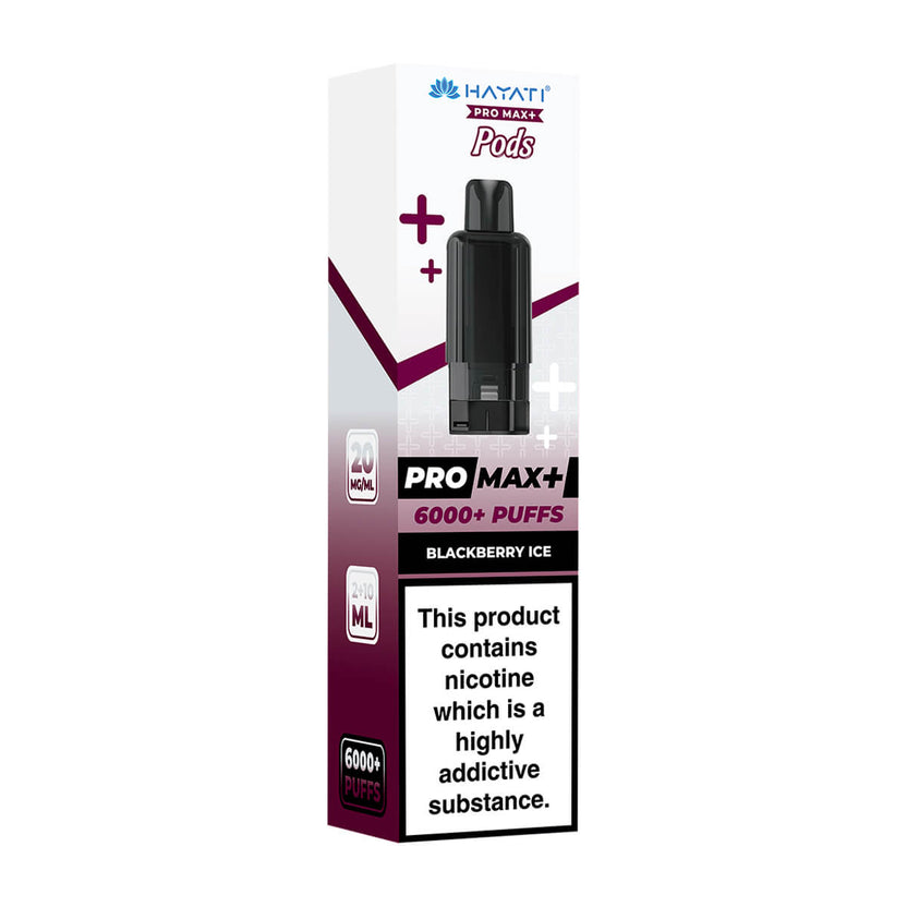 Blackberry Ice Pro Max Plus 6000 Prefilled Pod + Refill by Hayati