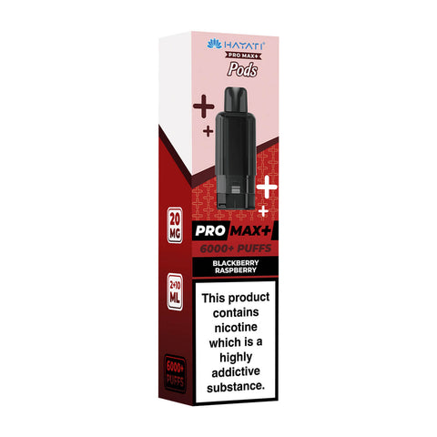 Blackberry Raspberry Pro Max Plus 6000 Prefilled Pod + Refill by Hayati