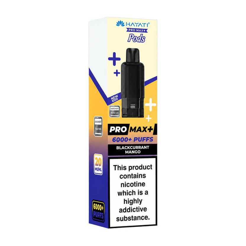 Blackcurrant Mango Hayati Pro Max Plus 6000 Prefilled Pod + Refill