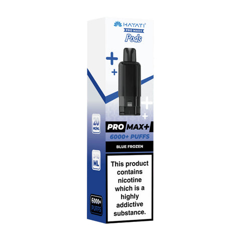 Blue Frozen Pro Max Plus 6000 Prefilled Pod + Refill by Hayati
