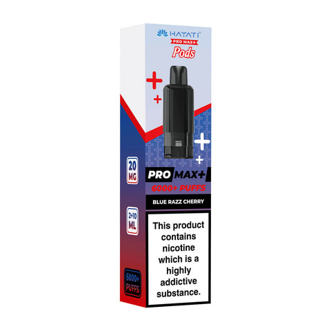 Blue Razz Cherry Pro Max Plus 6000 Prefilled Pod + Refill by Hayati