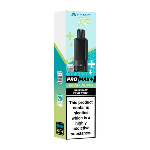 Blue Razz Fruit Twist Hayati Pro Max Plus 6000 Prefilled Pod + Refill