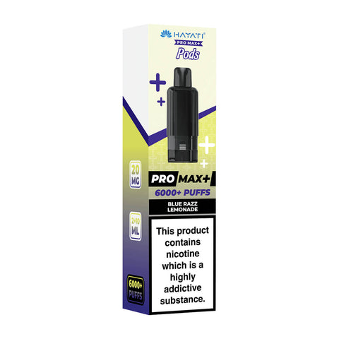 Blue Razz Lemonade Pro Max Plus 6000 Prefilled Pod + Refill by Hayati