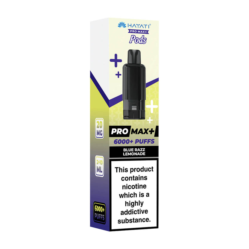 Blue Razz Lemonade Pro Max Plus 6000 Prefilled Pod + Refill by Hayati