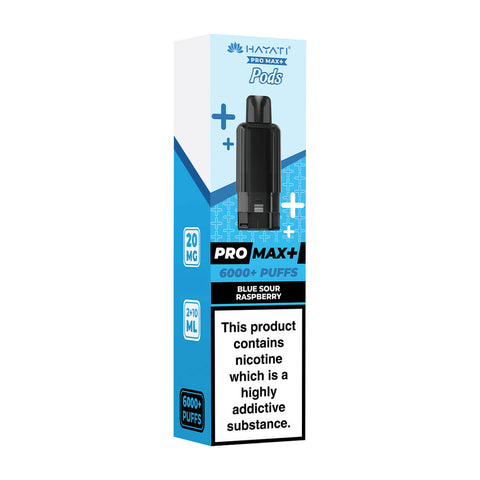 Blue Sour Raspberry Pro Max Plus 6000 Prefilled Pod + Refill by Hayati