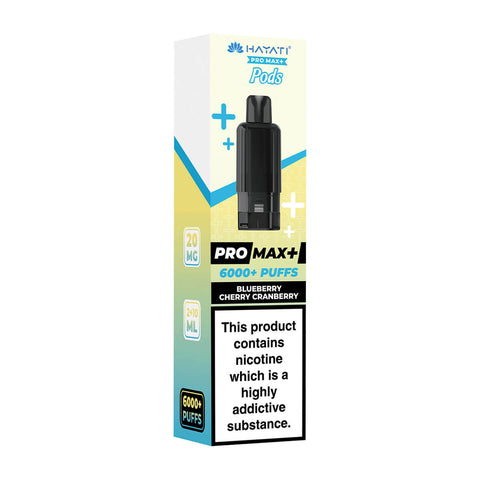 Blueberry Cherry Cranberry Pro Max Plus 6000 Prefilled Pod + Refill by Hayati