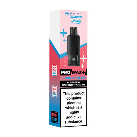 Blueberry Raspberry Cherry Hayati Pro Max Plus 6000 Prefilled Pod + Refill