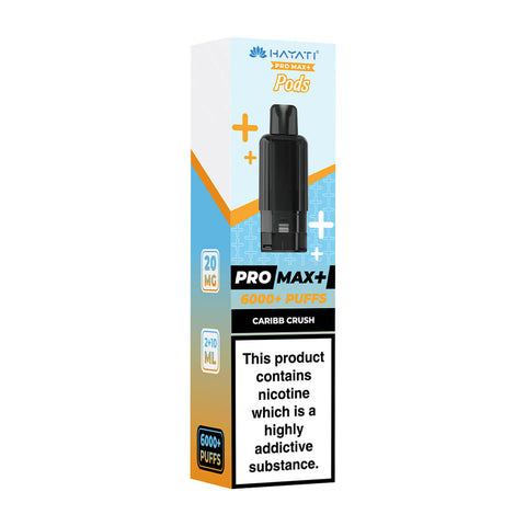 Caribb Crush Pro Max Plus 6000 Prefilled Pod + Refill by Hayati