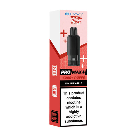 Double Apple Pro Max Plus 6000 Prefilled Pod + Refill by Hayati