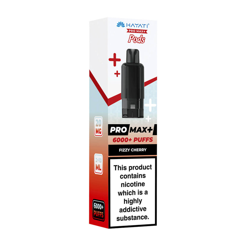 Fizzy Cherry Pro Max Plus 6000 Prefilled Pod + Refill by Hayati