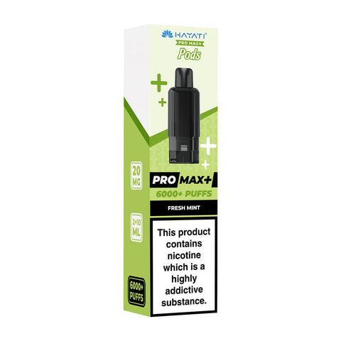 Fresh Mint Pro Max Plus 6000 Prefilled Pod + Refill by Hayati