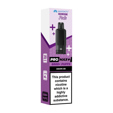 Grape GB Pro Max Plus 6000 Prefilled Pod + Refill by Hayati