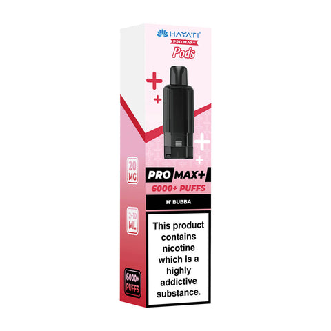 H* Bubba Pro Max Plus 6000 Prefilled Pod + Refill by Hayati