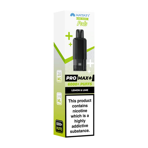 Lemon & Lime Pro Max Plus 6000 Prefilled Pod + Refill by Hayati