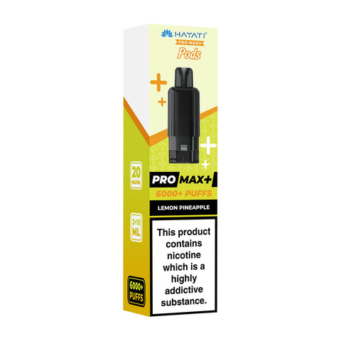 Lemon Pineapple Pro Max Plus 6000 Prefilled Pod + Refill by Hayati