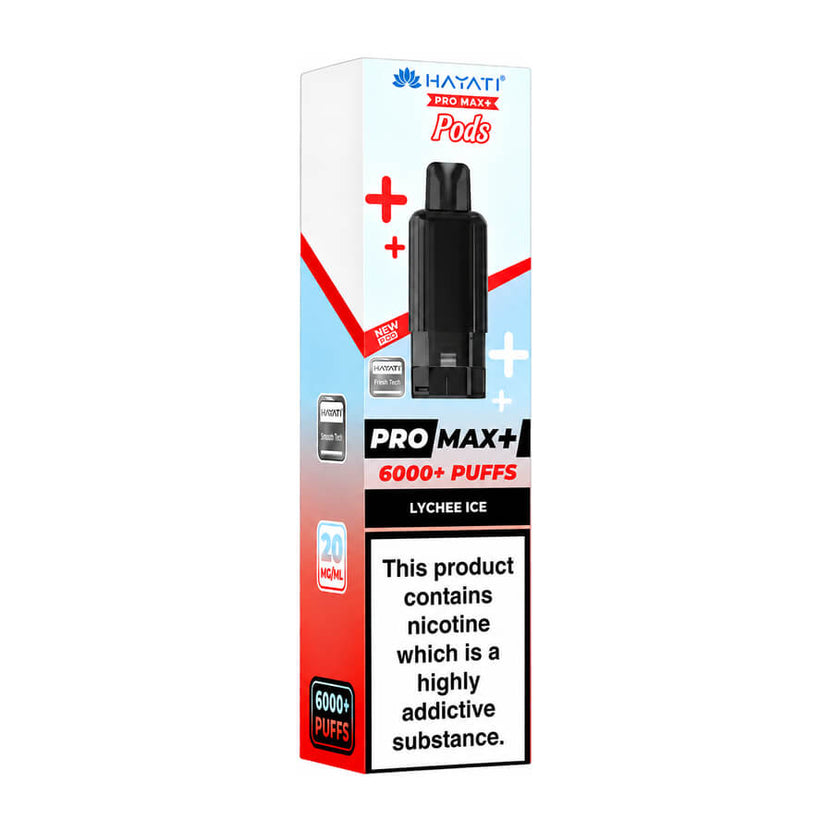 Lychee Ice Hayati Pro Max Plus 6000 Prefilled Pod + Refill
