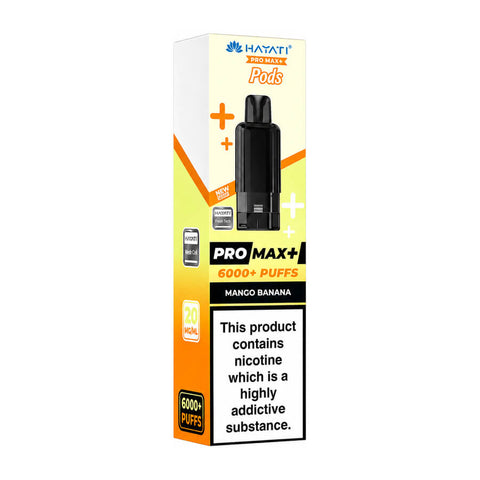 Mango Banana Hayati Pro Max Plus 6000 Prefilled Pod + Refill