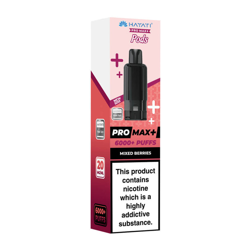 Mixed Berries Hayati Pro Max Plus 6000 Prefilled Pod + Refill