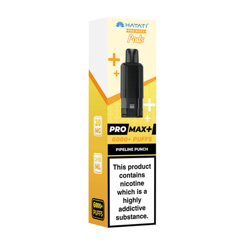 Pipeline Punch Pro Max Plus 6000 Prefilled Pod + Refill by Hayati
