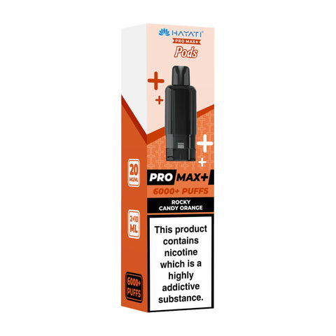 Rocky Candy Orange Hayati Pro Max Plus 6000 Prefilled Pod + Refill