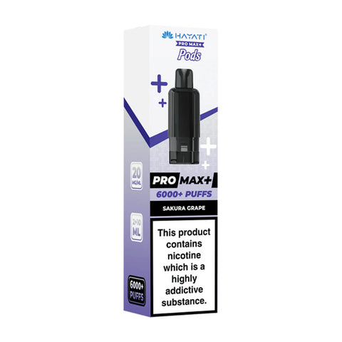 Sakura Grape Pro Max Plus 6000 Prefilled Pod + Refill by Hayati
