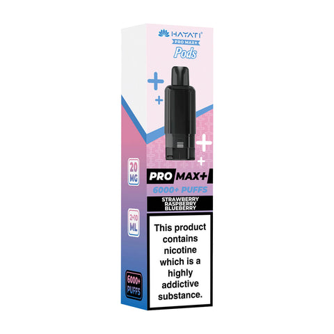 Strawberry Raspberry Blueberry Pro Max Plus 6000 Prefilled Pod + Refill by Hayati