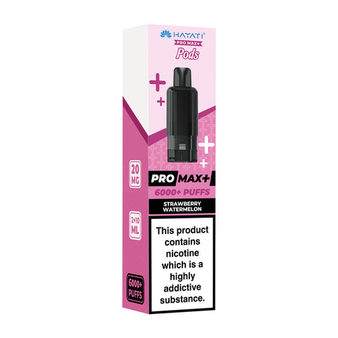 Strawberry Watermelon Pro Max Plus 6000 Prefilled Pod + Refill by Hayati