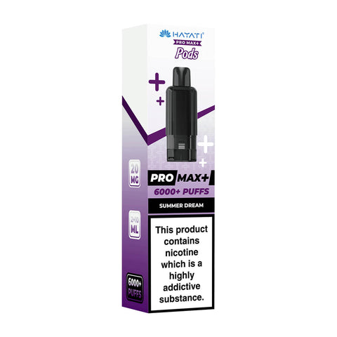 Summer Dream Pro Max Plus 6000 Prefilled Pod + Refill by Hayati
