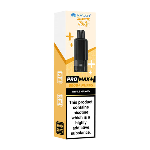 Triple Mango Pro Max Plus 6000 Prefilled Pod + Refill by Hayati