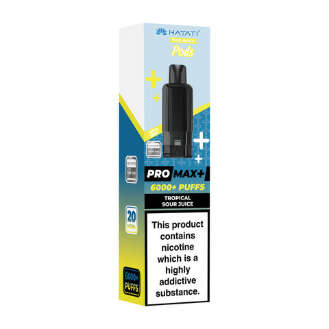 Tropical Sour Juice Hayati Pro Max Plus 6000 Prefilled Pod + Refill