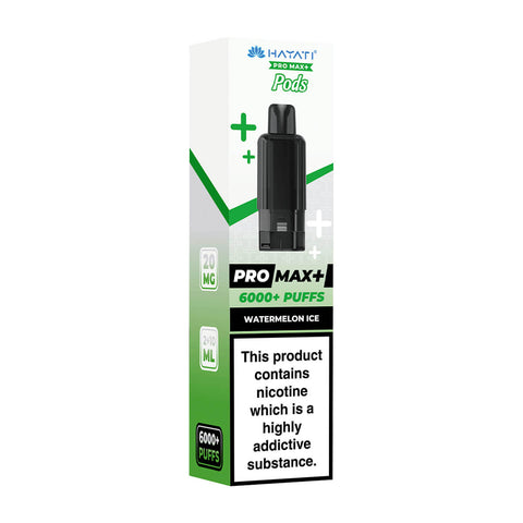 Watermelon Ice Pro Max Plus 6000 Prefilled Pod + Refill by Hayati