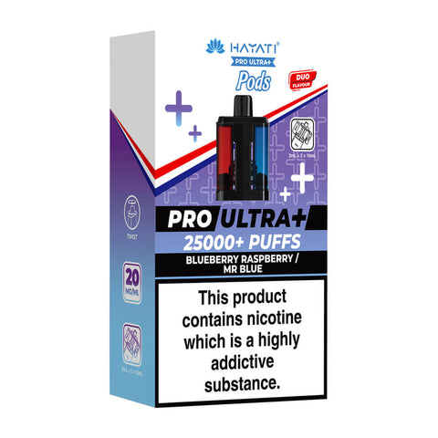 Blueberry Raspberry / Mr Blue Pro Ultra Plus 25K Prefilled Pod + Refill by Hayati