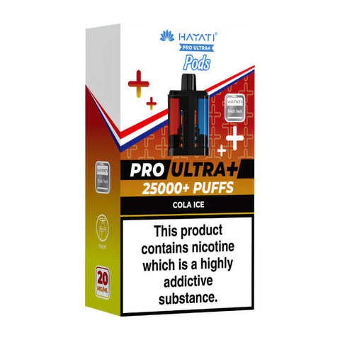 Cola Ice Pro Ultra Plus 25K Prefilled Pod + Refill by Hayati
