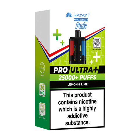 Lemon & Lime / Lemon & Blueberry Pro Ultra Plus 25K Prefilled Pod + Refill by Hayati