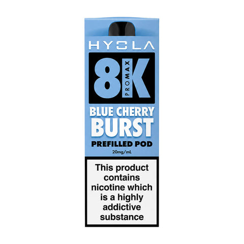 Blue Cherry Burst Hyola Pro Max 8000 Refill Pack