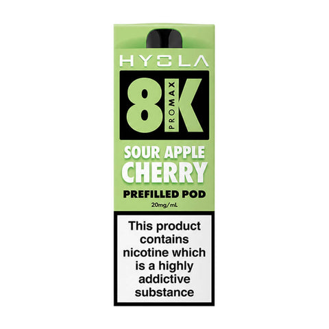 Sour Apple Cherry Hyola Pro Max 8000 Refill Pack