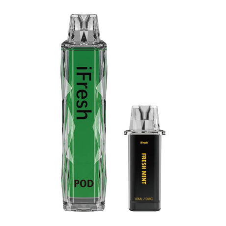 iFresh Pod 2-HRI 2 in 1 Disposable Vape Kit Fresh Mint